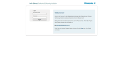 Desktop Screenshot of info.diakonie-sh.de